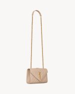 YSL Envelope Small in Quilted Grain De Poudre Embossed Leather - Image 2